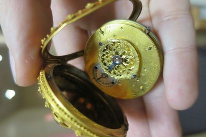 null Belle montre en or signée Archinard et Compagnie, à Genève, vers 1825. 

(Horloger...