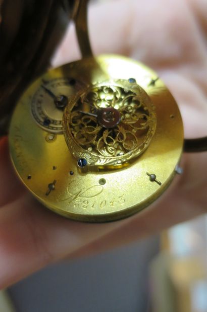 null Belle montre en or signée Archinard et Compagnie, à Genève, vers 1825. 

(Horloger...