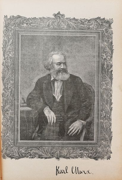 null MARX (Karl). LE CAPITAL. Paris, Librairie du Progrès, (1875). In-4° de 351 pages,...