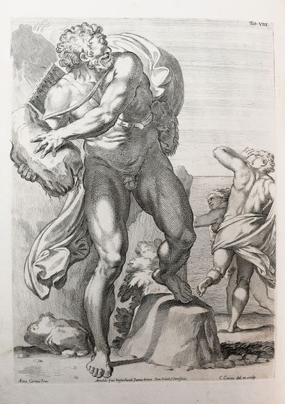 null CARACCI (A). AEDIUM FARNESIARUM. Rome, Monaldini, 1753. In-folio de [14]-74...