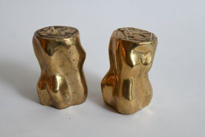 Ruth RICHARD (1937-2019) 
A pair of bronze...