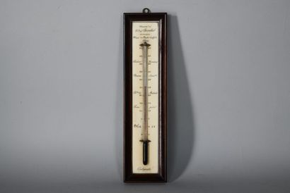CHEVALLIER Optician. 
Thermometer on ivory...