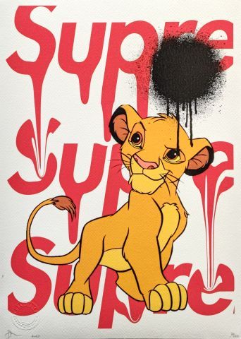 null Death NYC (né en 1979)

"Supreme Simba"

Impression digitale en couleur signée...