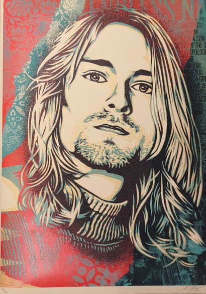 null Shepard Fairey (né en 1970)

Kurt Cobain "Endless Nameless" 2021

Sérigraphie...