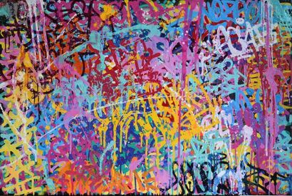 null CAUDA Enzo dit NOZE (né en 1993) 

Graffiti Wall #22

Peinture acrylique et...