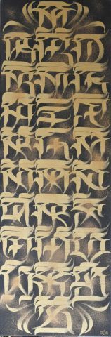 null 
ZEYO (né en 1979)




Gold Alphabet

Acrylique sur toile, signée en bas à droite




120...