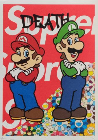 null Death NYC (né en 1979)

"Supreme Death Mario" 

Impression digitale en couleur...