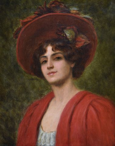 Camille HENRIOT (XIXe)

Portrait d’une élégante...
