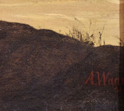null Adélaïde SALLES-WAGNER (1825-1890)

Le vol de l'âme

Huile sur toile, signée...