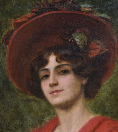 null Camille HENRIOT (XIXe)

Portrait d’une élégante au chapeau fleuri

Huile sur...