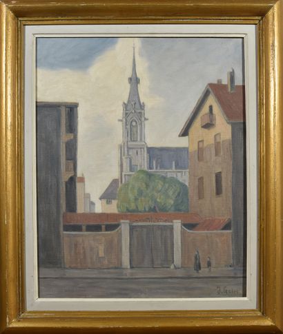 null *Jean FERLET (1889-1957)

Rue de Bonnel, 1948 [Lyon]

Oil on canvas, signed...
