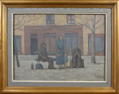 null *Jean FERLET (1889-1957)

Place Guichard, 1942 [Lyon]

Oil on panel, signed...