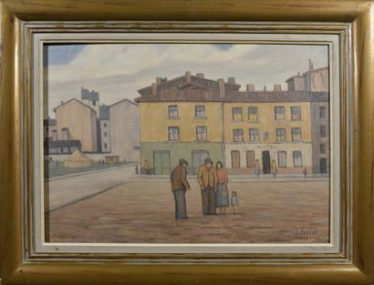 null *Jean FERLET (1889-1957)

La rue Chaponnay à Lyon, circa 1950

Huile sur panneau,...