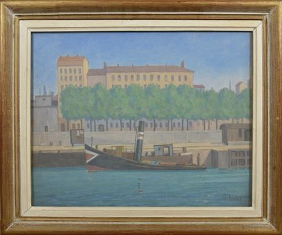 null *Jean FERLET (1889-1957)

Wharf on the Saône [Lyon]

Oil on canvas, signed lower...