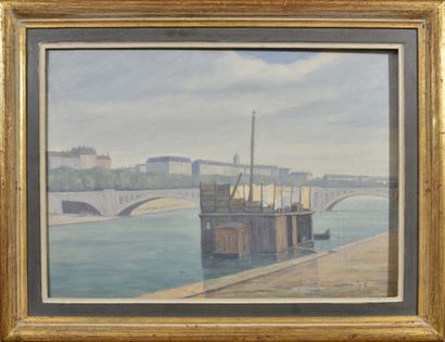 null *Jean FERLET (1889-1957)

The Rhône, the Platte [Lyon]

Oil on isorel panel,...