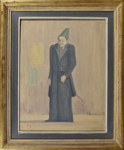 null *Jean FERLET (1889-1957)

A clown, 1950

Oil on cardboard, monogrammed and dated...