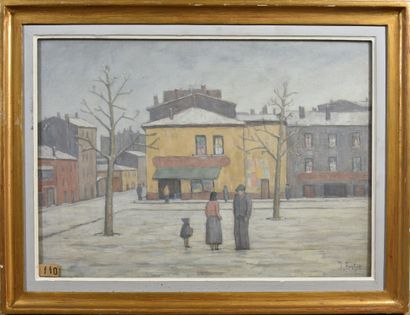 null *Jean FERLET (1889-1957)

Place Boileau in Lyon, circa 1950

Oil on panel, signed...