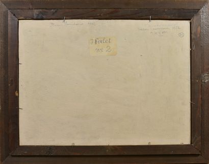 null *Jean FERLET (1889-1957)

Place Guichard, 1942 [Lyon]

Oil on panel, signed...