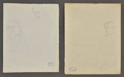 null François Joseph GUIGUET (1860-1937)

Ensemble de trois dessins : étude Famille...