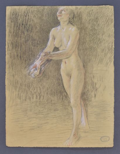 null François Joseph GUIGUET (1860-1937)

Standing Nude imploring 

Drawing with...