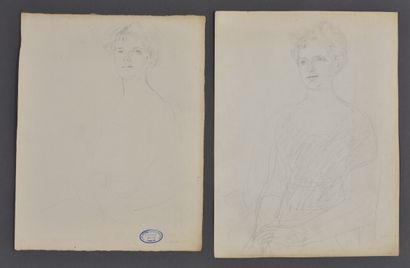 null François Joseph GUIGUET (1860-1937)

Ensemble de deux dessins : 

Etude pour...