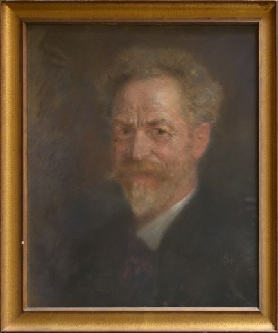 null Franz SEIMETZ (1858-1934)

Self-portrait, 1917

Pastel, signed and dated lower...
