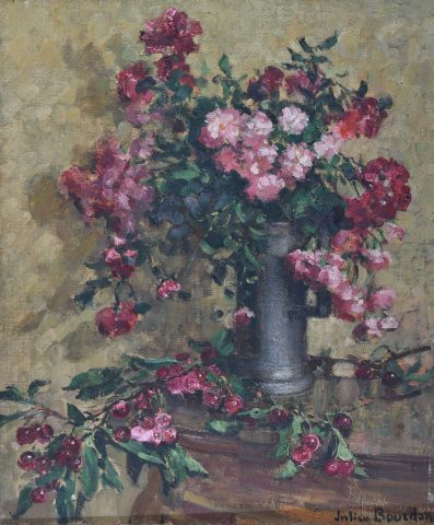 null Julien BOURDON (1880-1946)

Flowers and cherry tree branch

Oil on canvas, signed...