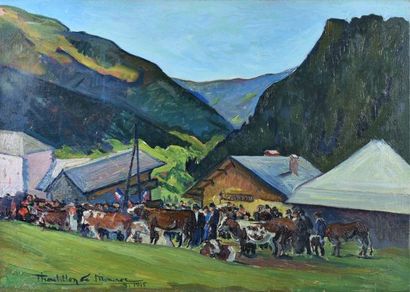 null Madeleine THOUBILLON de MONCROC (1903-1992)

The descent of the mountain pastures,...