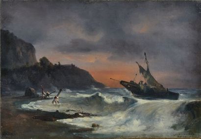 Antoine GUINDRAND (1801-1843)

Ship in distress...