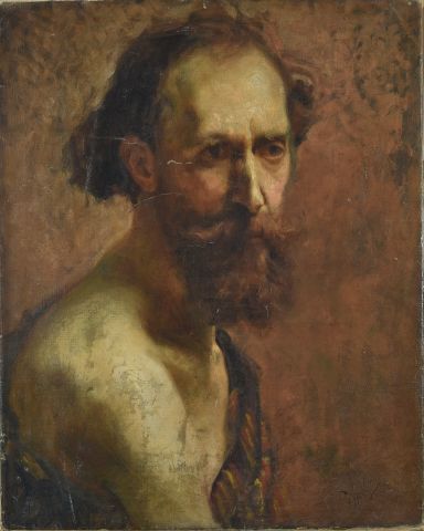 null French school of the early 20th century

Portrait of a bearded man, Self-portrait...