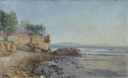 null Charles BEAUVERIE (1839-1924)

Fort en bord de mer

Huile sur panneau, signée...
