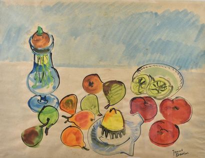 null James BANSAC (1924-2021)

The fruits

Watercolor and ink (pen), signed lower...