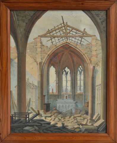 null G. CHEVALIER (XXe)

Ruines de l’église Saint-Agnant, 1924

Huile sur toile,...