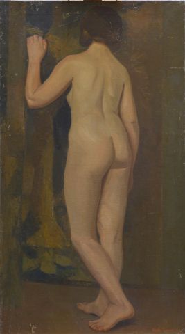 null Stella LAURENT (1915-1983)

Standing Nude, 1935

Oil on canvas, signed and dated...
