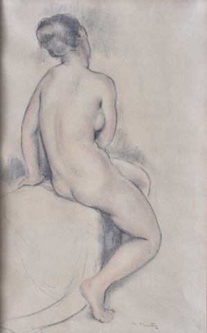 null Madeleine PLANTEY (1890-1985)

Seated Nude

Charcoal and red chalk drawing,...
