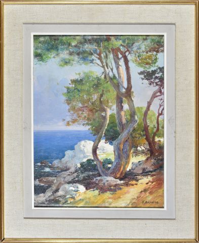 null Fernand DESAIRE (1885-1958)

Study of Pines at Cap d'Antibes

Oil on panel,...