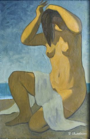 null Paul CHATELAIN (1913-2000)

Large bather

Oil on canvas, signed lower right

92...