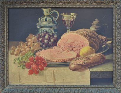 null Work from the end of the 19th century

Gastronomic composition

Chromolithographic...