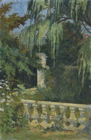 null Madeleine PLANTEY (1890-1985)

Le jardin luxuriant

Huile sur panneau, signée...
