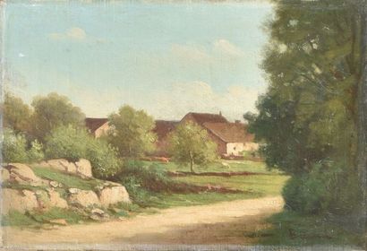null Joseph BACCARD (1843-1902)

The entrance of the village

Oil on canvas, signed...