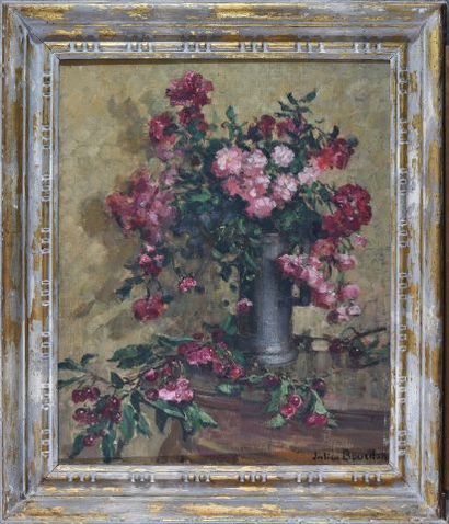 null Julien BOURDON (1880-1946)

Flowers and cherry tree branch

Oil on canvas, signed...
