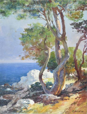 null Fernand DESAIRE (1885-1958)

Study of Pines at Cap d'Antibes

Oil on panel,...