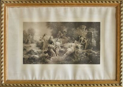 null Emanuel OBERHAUSER (1854-1919), d’après

Midsummer Night’s Dream, 1907

Lithographie...