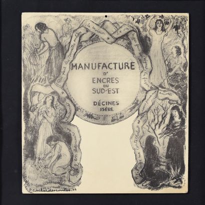 null Pierre COMBET-DESCOMBES (1885-1966)

"Manufacture d'encres du Sud-est Décines...
