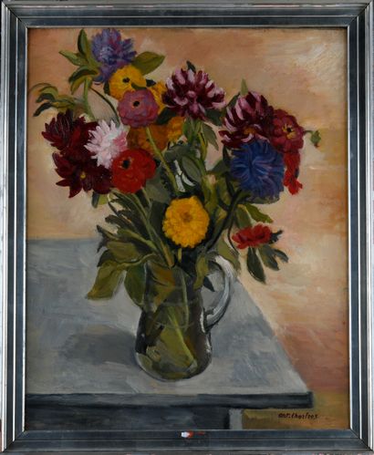null Antoine CHARTRES (1903-1968)

Bouquet de fleurs

Huile sur toile, signée en...