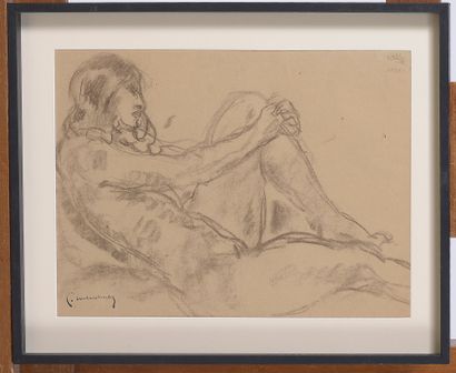 null Pierre COMBET-DESCOMBES (1885-1966)

"Faïna", 1935

Fusain sur papier crème

Titre...