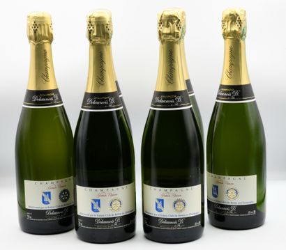 null Carton de 6 bouteilles de champagne DELAUNOIS D. et Fils Cuvée grande réserve,...