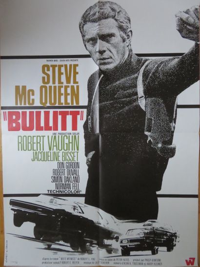 null « BULLITT » (1968) de Peter YATES avec Steve Mac Queen, Robert Vaughn, Jacqueline...