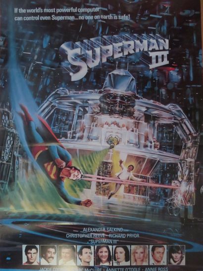 null « SUPERMAN III » (1983) de Richard LESTER avec Christophe Reeve, Richard Prior...