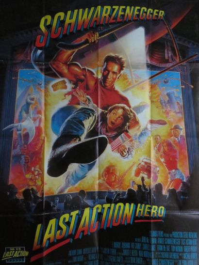 null "LAST ACTION HERO" (1993) de John MC TIERNAN avec Arnold Schwarzenegger, F....